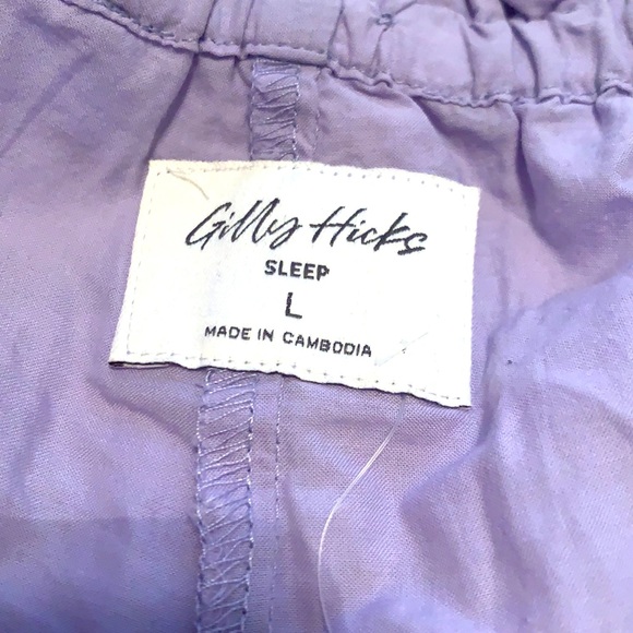🔥4 for $30 NWT Gilly Hicks Sleep Shorts with Lace in Lavender 💜 - Picture 3 of 8